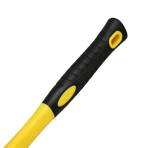 3 PCS Rubber Mallet Hammer Set (8oz/16oz/32oz), Rubber Mallet Heads with Non-Slip Fiberglass Handle for Woodworking, Flooring and Tent Stake Installation - size: 8oz/16oz/32oz
