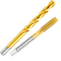 M8 x1.25 Tap and 6.75mm Drill Bit,M2 HSS Metric Threading Drill and Tap - size: M8 x1.25 Tap & 6.75mm Drill