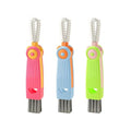 3 in 1 Cup Lid Gap Cleaning Brush Set, 3PCS Multifunctional Bottle Cleaner Bottle Cleaning Brush for Bottle Gaps Home Kitchen Cleaning Tools Mixed Colors