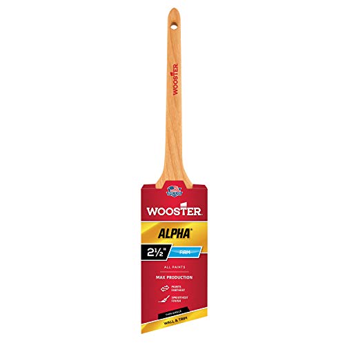 Wooster 4230-2 1/2 Brush 4230-2-1/2 Alpha Thin Angle Sash Paintbrush, 2-1/2-Inch, 2.5 Inch, No Color - size: 2.5 Inch