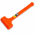 Stark USA 2-Pounds Dead Blow Hammer, 2 lbs Pound Grip Mallet Hammer Handle Spark Rebound Resistant Head, Orange - size: 2-LBS