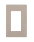Leviton Renu One-Gang Screwless Wallplate, REWP1-CA, CafÃ Latte - color: Café Latte, size: 1 Gang