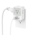 TESSAN Surge Protector Wall Outlet Extender, Multi Plug Outlet Splitter - color: Grey, size: 2 USB-A+1 USB-C