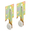 Prime-Line R 7132 Steel Bracket Drawer Track Roller, 2 Pack - color: Gray, size: 2 Pack