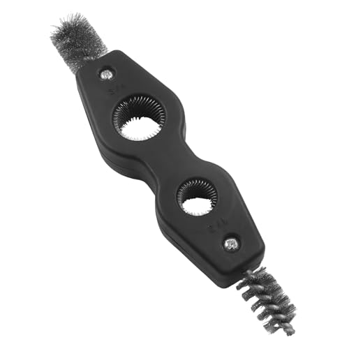 4 in 1 Copper Tubing Brush, 1/2 in and 3/4 in, Black - color: Black