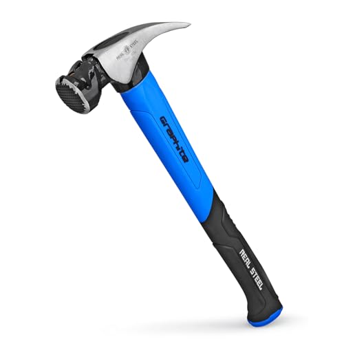REAL STEEL 22 Oz Head Framing Hammer Magnetic Milled Face - size: 22 oz