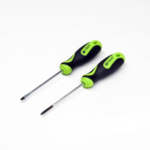 21PC Screwdriver and Bit Set, Plastic Storage Rack