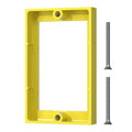 ABS 1/2 Inch Outlet Box Extender, Single Gang, Yellow, 1 Pack - color: Yellow, size: 1 PC