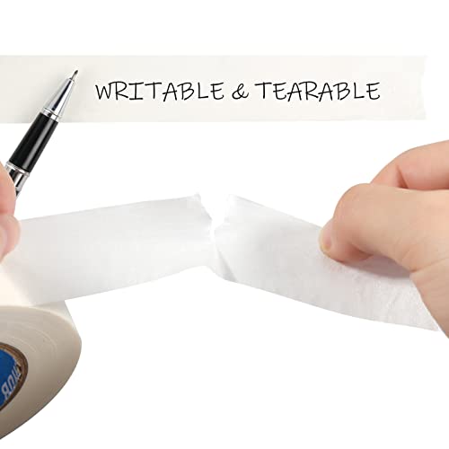 White Painters Tape,0.7" x 60 Yards x 3 Rolls - color: White, size: 0.7", 60 yards