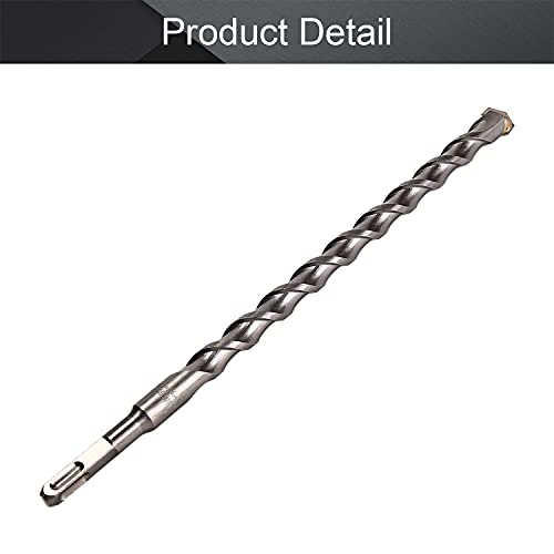 Utoolmart Masonry Drill Bit 20mm x 350mm Carbide Tipped Rotary Hammer Bit Square Shank for Impact Drill 1Pcs - size: Square handle 20*350