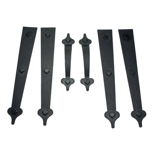 Household Essentials Garage Handle and Hinge Magnets – Decorative Magnetic Hardware Steel Doors, Easy Installation, Durable & Weatherproof, Set of 6 - size: Pack of 1, style: Standard Hinges