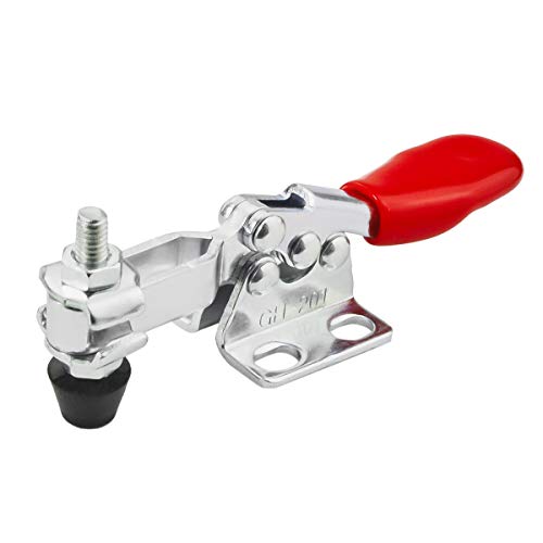 Push Pull Toggle Clamp Hand Tool 198Lbs Holding Capacity Antislip Horizontal Quick Release Heavy Duty Toggle Clamp Tool 6Pcs - style: 201, 6PK