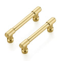 Ravinte Brushed Gold Kitchen Pulls Cabinet Handles 3 Inch 10 Pack - color: Brushed Gold, size: 3 Inches Hole Center