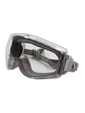 Uvex Stealth Safety Goggles with Clear Dura-Streme Anti-Fog/Anti-Scratch Lens, Gray Body & Neoprene Headband (S3960D) - color: Clear Lens, style: Dura-stream Coating W/Gray Body & Neoprene Headband