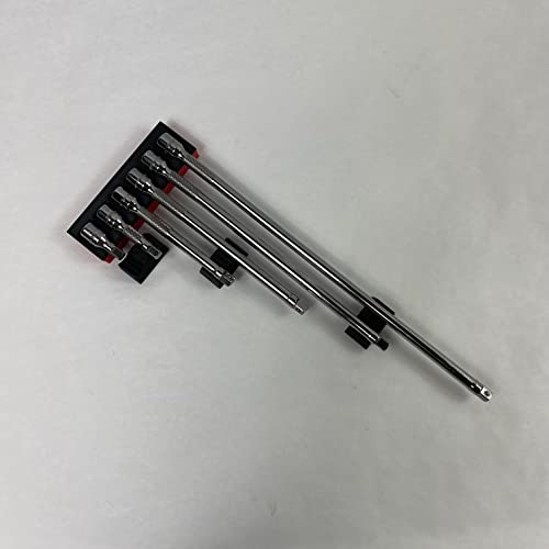 MagAttach Socket Extension Organizers (1/4", Red/Black) - color: Red/Black, size: 1/4"