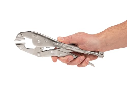 TEKTON 9 Inch Swivel Pad Locking Clamp | CLK11009 - size: 9 in., style: Swivel Pad Locking Clamp