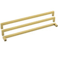 Goldenwarm 10 Pack 18 Inch Gold Cabinet Handles Brushed Gold Cabinet Pulls - color: Gold, size: 18in hole centers