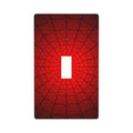 Spider Web Single Toggle Light Switch Cover Plate | Fits standard 2-gang toggle and rocker switches, Durable polycarbonate thermoplastic with fade-resistant printed finish - color: Spider Web, size: Single Toggle