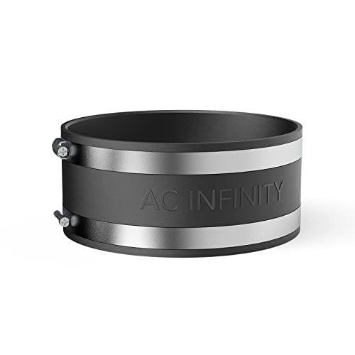 AC Infinity Noise Reduction Clamp 6-Inch, Duct Coupler. - size: 6"