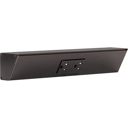 Task Lighting TR Angled Power Strip (12 Inch, Black) - color: Black, size: 12 Inch