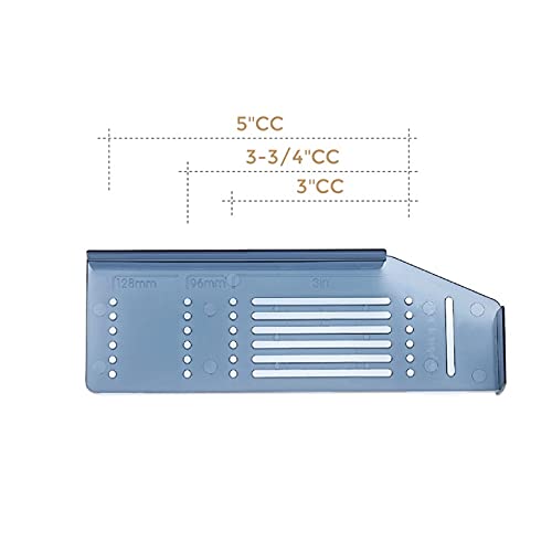 Ravinte Cabinet Door Drawer Hardware Installation Template Kit,Small,1 Pack - size: Align Sizes: 3'' / 3.75'' / 5''