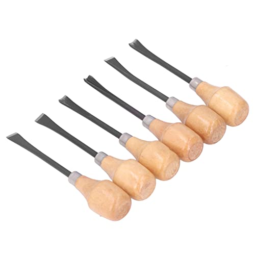 Hand Carving Tool Set, Gouges and Woodworking Chisel Set Wood Carving Chisel Set Kit Sculpture Hand Tools Hemispherical Handle DIY Art Craft Accessories