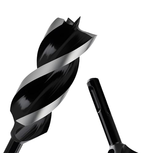 1-1/4" x 6" Auger Drill Bit with SDS Plus Shank for Wood - size: 1-1/4"x6"