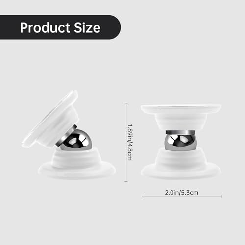 Strong Magnetic RV Door Holder, White, 2 Pack - color: White-S