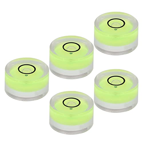 5-Pack Mini Spirit Level 15x8mm Bubble Tool for Camera Tripod Turntable Calibration Photography