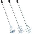 MorningRo 3 Pack Paint Mixer for Drill, Concrete Cement Mixer, White Zinc - color: White Zinc