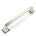 Amerdeco 10 Pack Kitchen Cabinet Handles Brushed Satin Nickel Cabinet Pulls 5 Inch(128mm) Hole Center Cabinet Hardware for Bathroom Drawer Pulls Dresser Pulls AM0002 - color: Brushed Satin Nickel, size: 5"/128mm Hole Center