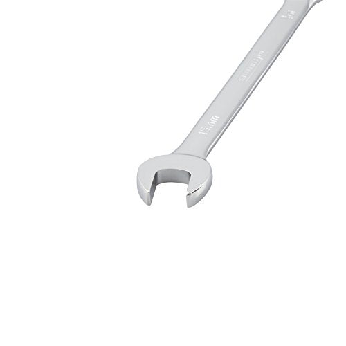Steelman Pro 15-Piece Metric 6-Point Combination Wrench Set for Mechanics, Chrome Vanadium Alloy Steel, Angled Ends, Storage Rack Included - size: 15-piece
