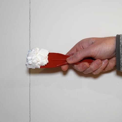 Red Devil 0548 ONETIME Lightweight Spackle Wall Repair, Spackling for Holes Drywall, 1 Pint, White, Made in USA - size: Pack of 1, style: 1 Pint