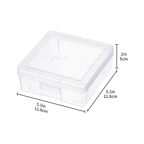 novelinks Plastic Small Storage Containers for Organizing, Mini Tote Box - color: 18 Pack Small -Clear
