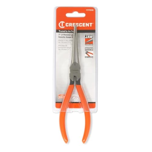 Crescent 7-15/32" Long Needle Nose Solid Joint Pliers | 7777CVN