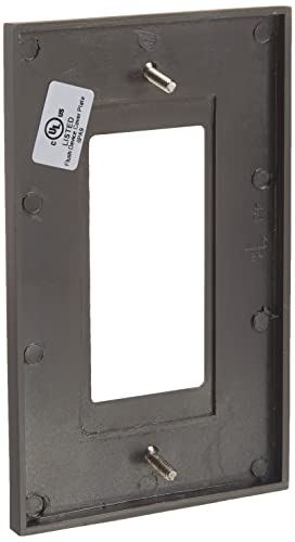Amerelle 43RAN English Garden Wallplate, 1 Rocker, Cast Metal, Antique Nickel, 1-Pack - color: Antique Nickel, size: 1 Rocker
