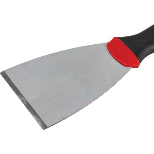 3" Warner 90175 ProGrip Stiff Chiseled Scraper with Hammer Cap - size: 3 Inch, style: Stiff Putty Knife with Hammer Cap