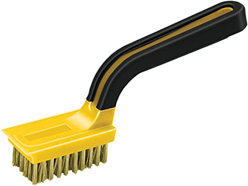 ALLWAY BB2 Soft-Grip Wide Brass Stripper Brush - style: Brass Stripper Brush