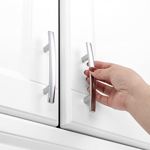 KOOFIZO 10 Pack 3 in Polished Chrome Cabinet Pulls, Drawer Handles 1961 - color: Polished Chrome, size: 3" CC