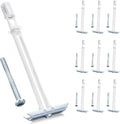 10 Pack Heavy Duty Drywall Anchor Bolts with 1/4"-20 - size: 1/4"-20：Pack of 10