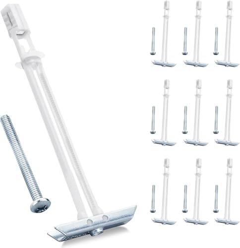 10 Pack Heavy Duty Drywall Anchor Bolts with 1/4"-20 - size: 1/4"-20：Pack of 10