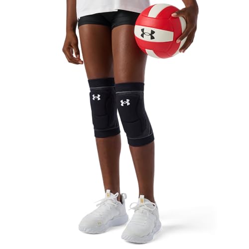 Under Armour 3 Long VB Knee Pads Youth Black OSFM - color: Black, size: Youth
