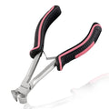 Long Reach End Cutting Pliers 5.5 Inches End Nipper Cutting Pliers Nail Puller for Zipper Install Stops Repair Kit, Wire Cutter for Jewelry Making Working In Tight Spaces Pink Tool for Women - style: End Cutting Pliers