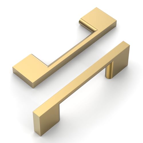 Amerdeco 10 Pack Champagne Bronze Cabinet Pulls 3 Inch(76MM) Hole Centers Kitchen Cabinet Handles Cabinet Hardware Kitchen Handles for Cabinets Cupboard Handle Drawer Pulls ZH0060 - color: Champagne Bronze, size: 3"/76mm Hole Center, style: 10 Pack