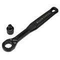 KLEIN TOOLS 65301ADP KNECT (S) Pass Through Ratchet and 1/4-Inch Socket Adapter Set, Compact and Comfortable Hand Tool, Backwards Compatible with 1/4-Inch Square Drive Sockets - size: (S) 1/4-Inch