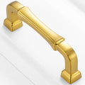 3 Inch Brushed Gold Cabinet Pulls Kitchen Handles 10 Pack 3175 - color: Brushed Gold, size: 3 In Hole Distance