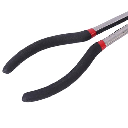 11 Inch Straight Long Reach Pliers, Bent Nose Needle Nose Pliers - color: Straight