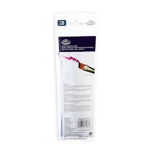 Royal & Langnickel Moderna Angular Brush Set for All Painting Mediums, 5pc - style: Angular