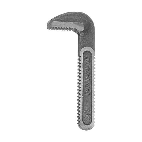 HARFINGTON Pipe Wrench Hook Jaw 18" Plumbing Wrench Replacement Jaws Carbon Steel for 18" Adjustable Wrench - size: 18"