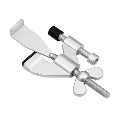 Silvery Adjustable Heavy Duty Portable Door Lock,No Drill - color: Silvery